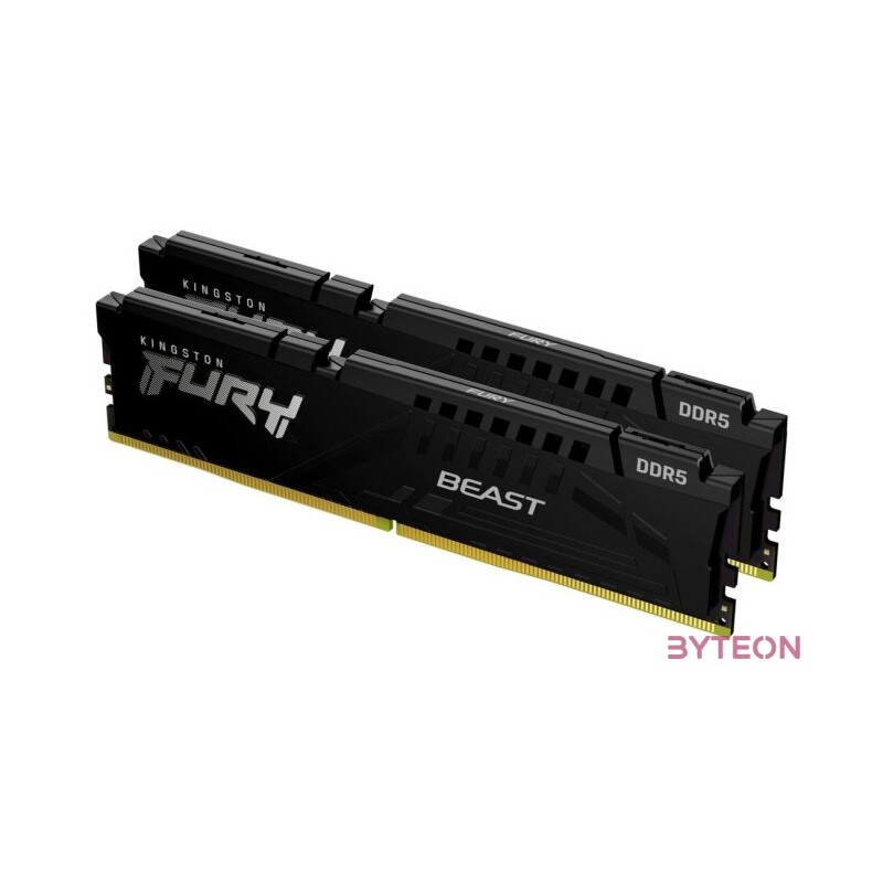 Kingston 64GB , 5600 Fury Beast Black (AMD EXPO) DDR5 RAM KIT (2x32GB)