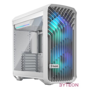 Fractal Design Torrent Compact White RGB Clear Tint Számítógépház - Fehér