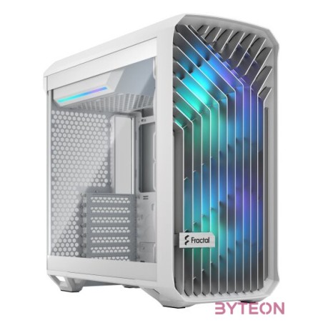 Fractal Design Torrent Compact White RGB Clear Tint Számítógépház - Fehér