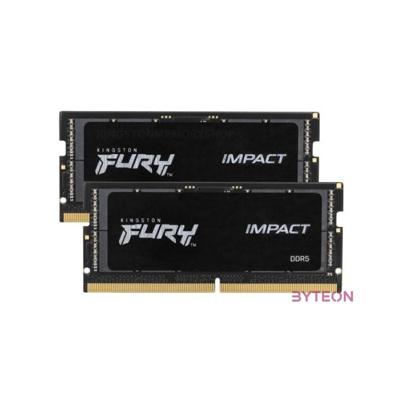 Kingston 32GB , 5600 Fury Impact DDR5 Notebook RAM KIT (2x16GB)