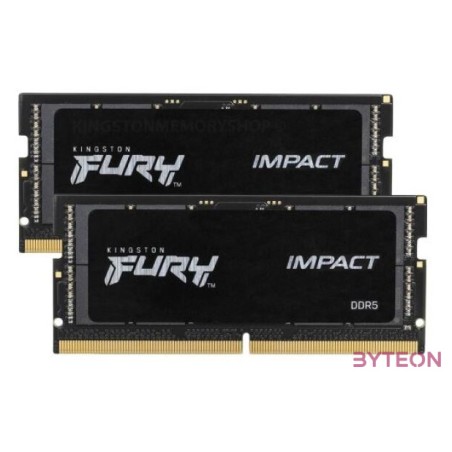 Kingston 32GB , 5600 Fury Impact DDR5 Notebook RAM KIT (2x16GB)
