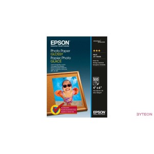 Epson Glossy Photo Paper [10x15cm, 200g, Fényes, 500db]