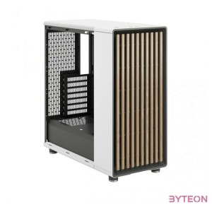 Fractal Design North Chalk White TG Clear Tint Számítógépház - Fehér