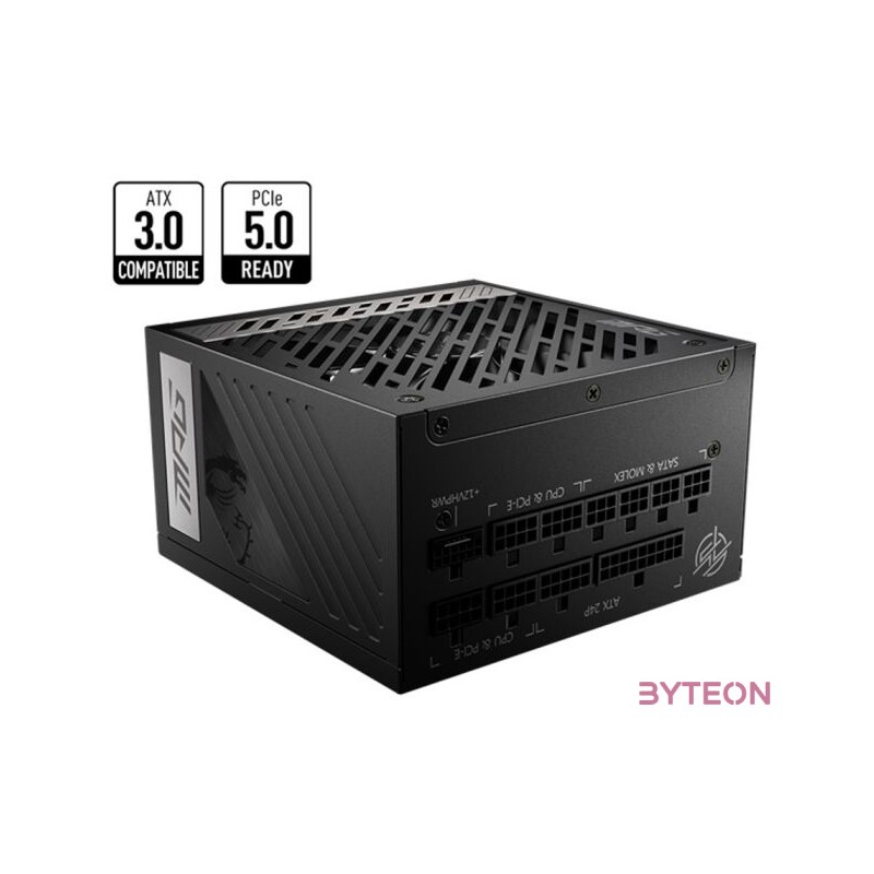 MSI 1000W MPG A1000G PCIE5 80 Gold Tápegység