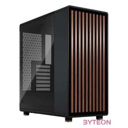 Fractal Design North Charcoal Black TG Dark Tint Számítógépház - Fekete