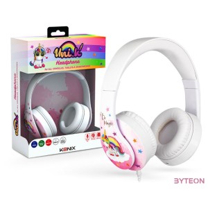 Konix Unik Be Magic Vezetékes Gaming Headset - Fehér,Mintás