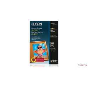 Epson Glossy Photo Paper [10x15cm, 200g, Fényes, 100db]