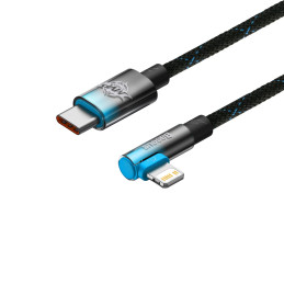 Baseus USB-C to Lightning MVP 20W 1m Cable (Black-blue)