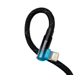 Baseus USB-C to Lightning MVP 20W 1m Cable (Black-blue)