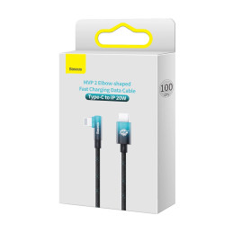 Baseus USB-C to Lightning MVP 20W 1m Cable (Black-blue)