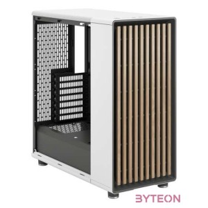 Fractal Design North Chalk White TG Clear Tint Számítógépház - Fehér