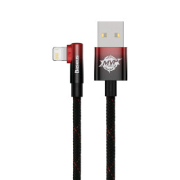 Baseus MVP 2 Lightning 1m 20W cable - (black-red)