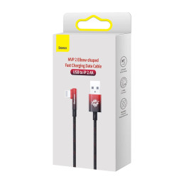 Baseus MVP 2 Lightning 1m 20W cable - (black-red)