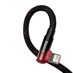 Baseus MVP 2 Lightning 1m 20W cable - (black-red)