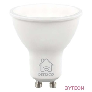 Deltaco LED Smart izzó 4,5W 470lm 6500K GU10 - Állítható fehér