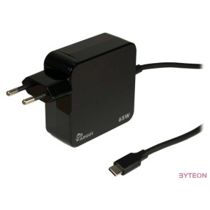 Inter-Tech PD-2065 USB-C Hálózati töltő - Fekete (65W)