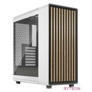 Fractal Design North Chalk White TG Clear Tint Számítógépház - Fehér