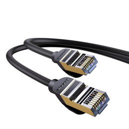 Baseus Ethernet RJ45 hálózati kábel, 10Gbps, 3m (fekete)