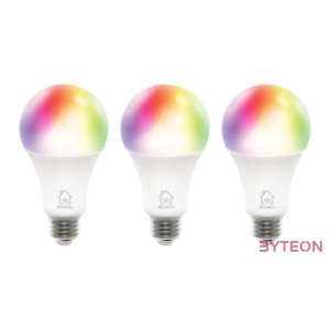 Deltaco LED Smart izzó 9W 810lm 6500K E27 - RGB (3db)