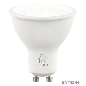 Deltaco LED Smart izzó 4,5W 470lm 6500K GU10 - Állítható fehér