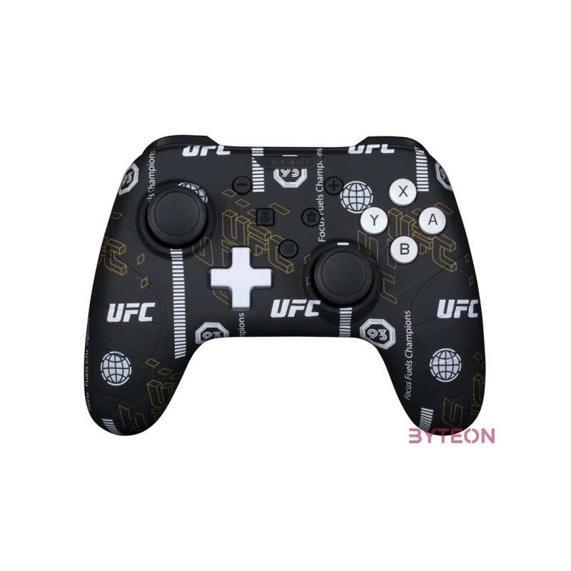 Konix UFC Vezetékes controller - Fekete,Fehér (PC,Switch)