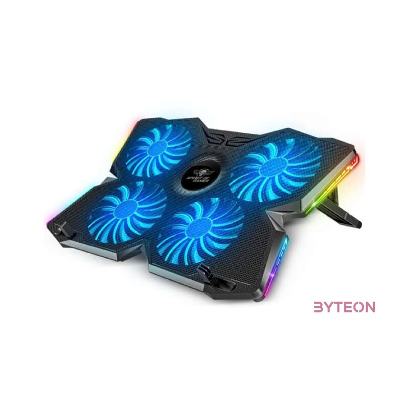 Spirit of Gamer AIRBLADE 500 RGB 17 Laptop hűtőpad - Feket