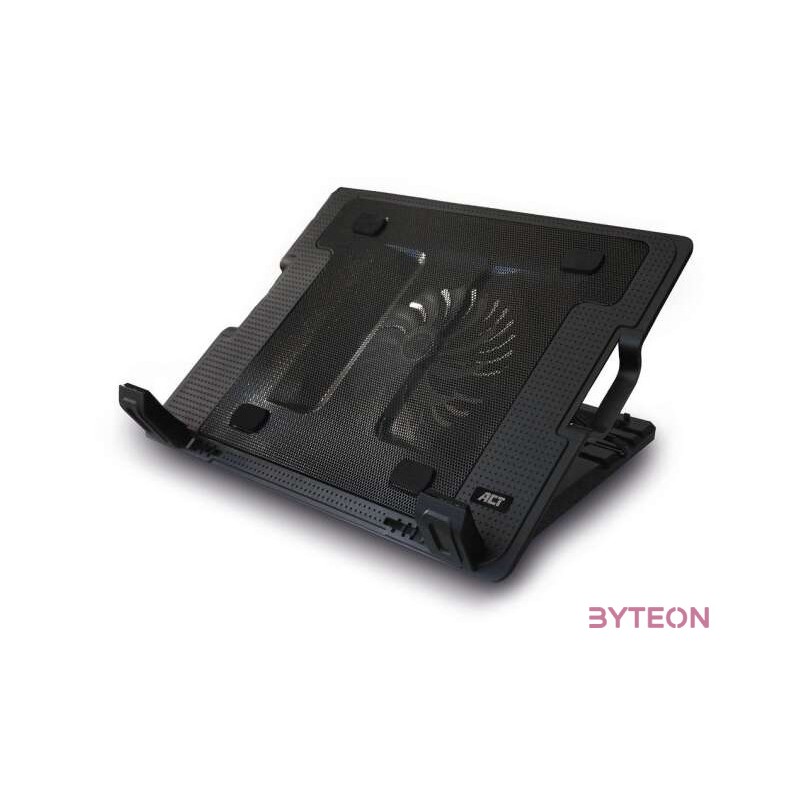 ACT AC8110 17 Laptop hűtőpad - Fekete