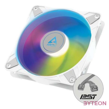 Arctic P14 PST 140mm PWM ARGB Rendszerhűtő - Fehér