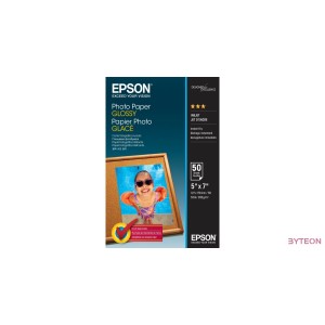 Epson Glossy Photo Paper [13x18cm, 200g, Fényes, 50db]
