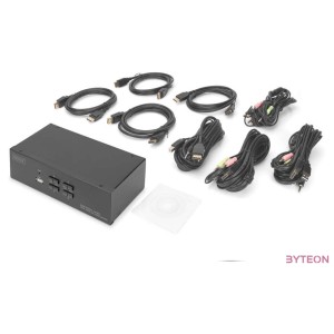 Digitus DS-12882 KVM Switch - 4 port