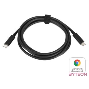 Lenovo 4X90Q59480 USB-C apa - USB-C apa Adat és Töltő kábel - Fekete (2m)