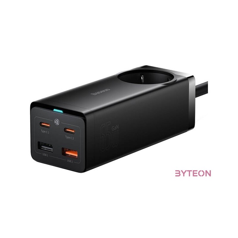 Baseus GaN3 Pro wall charger , powerstrip 2xUSB  2xUSB-C  AC, 65W