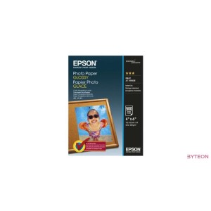 Epson Glossy Photo Paper [10x15cm, 200g, Fényes, 500db]