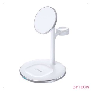 Wireless charger Choetech with stand 2in1 (white)