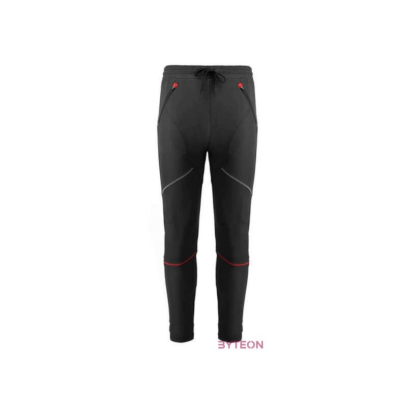 Winter cycling pants Rockbros RKCK00012XL sizeXL (black and red)