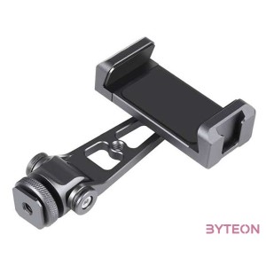 Swivel phone holder Puluz with universal 1,4 mount (black)