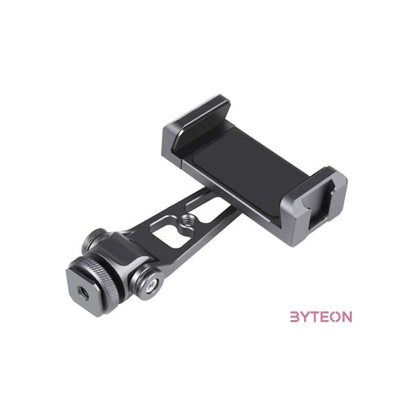 Swivel phone holder Puluz with universal 1,4 mount (black)