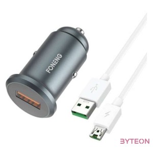 Mini car GSM charger kit Foneng C15 4A micro USB (metal)