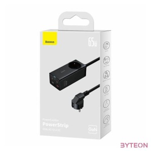 Baseus GaN3 Pro wall charger , powerstrip 2xUSB  2xUSB-C  AC, 65W