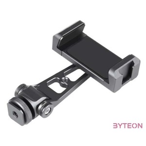 Swivel phone holder Puluz with universal 1,4 mount (black)