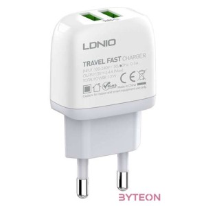 Wall charger  LDNIO A2219 2USB  USB-C cable