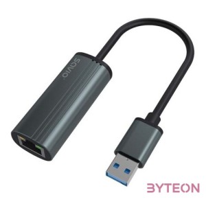 Savio AK-55 USB-A apa - RJ45 anya Adapter