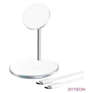 Choetech T581-F wireless charger with stand (white)