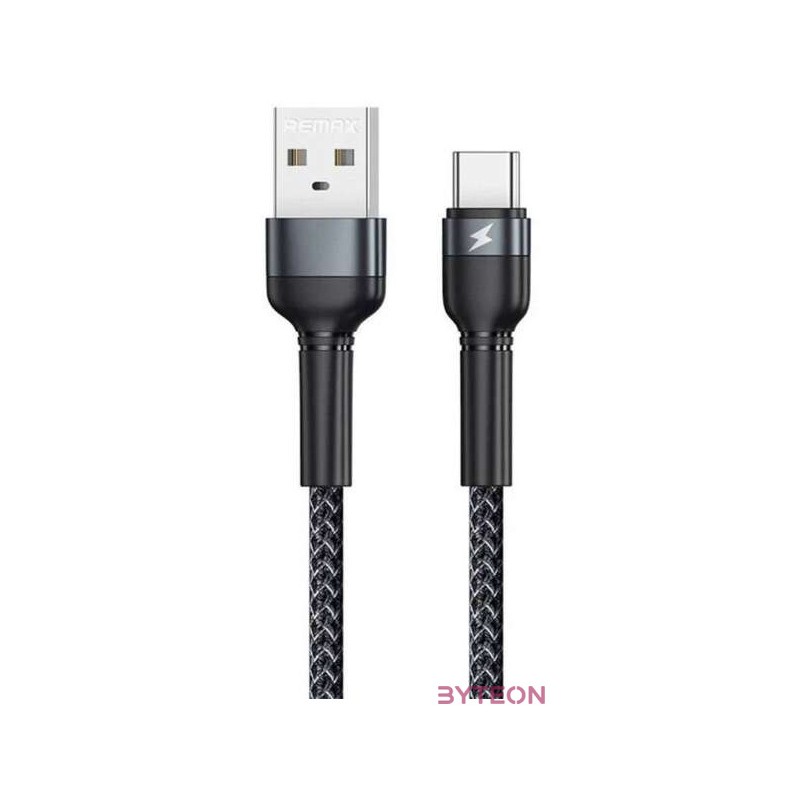 Cable USB-C Remax Jany Alloy, 1m, 2.4A (black)