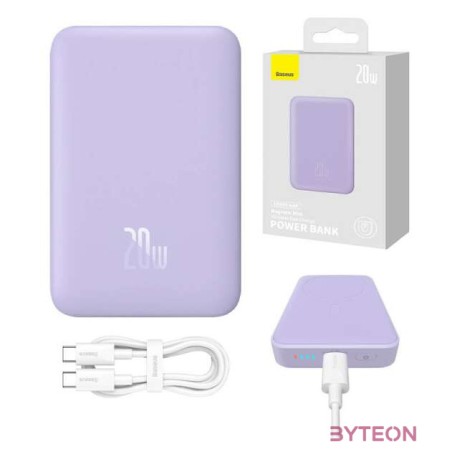 Powerbank Baseus Magnetic Mini 10000mAh 20W (purple)