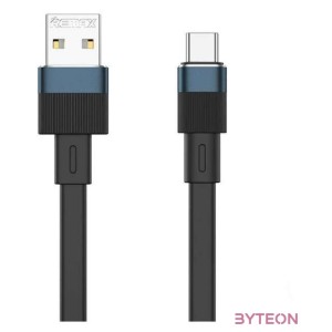 Cable USB-C Remax Flushing, 2.4A, 1m (black)