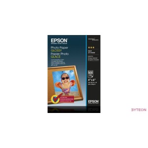 Epson Glossy Photo Paper [10x15cm, 200g, Fényes, 500db]