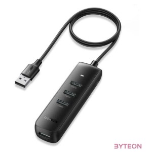 UGREEN CM416 4 az 1-ben USB-4x USB adapter 1m (fekete)