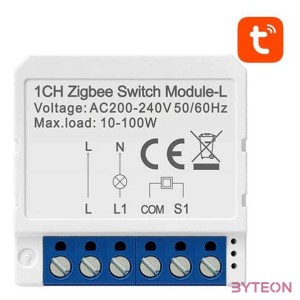 Smart Switch Module ZigBee Avatto LZWSM16-W1 No Neutral TUYA