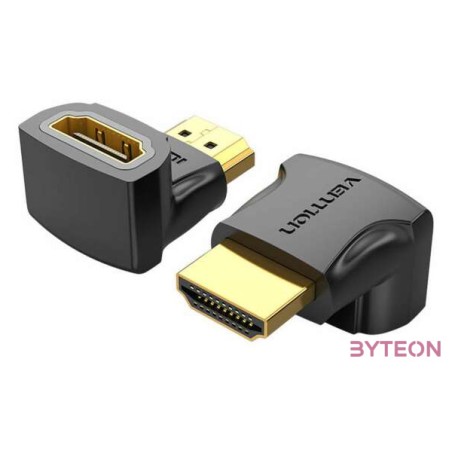 HDMI Adapter Vention AIOB0 90 Degree Male to Female (Black)